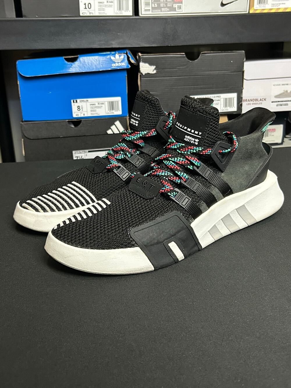 adidas EQT Basketball Adv Core Black / Size 11.5  / GUC